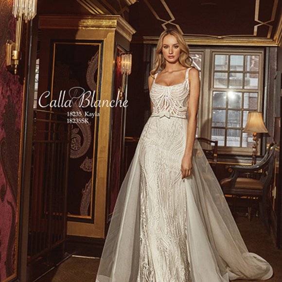 Calla Blanche Kayla Wedding Dress - Picture 8 of 9